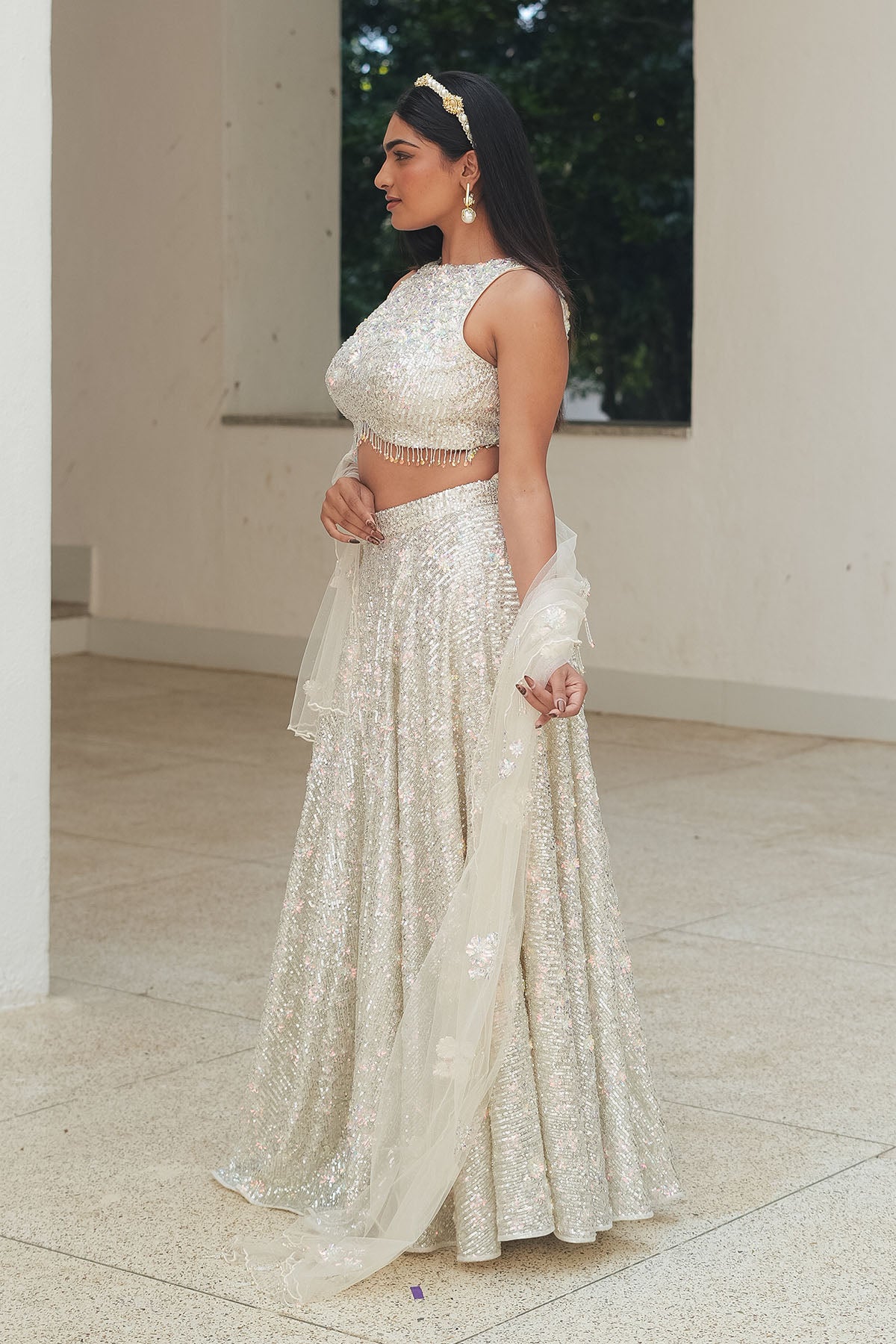 Jazz It up Lehenga ( Silver)