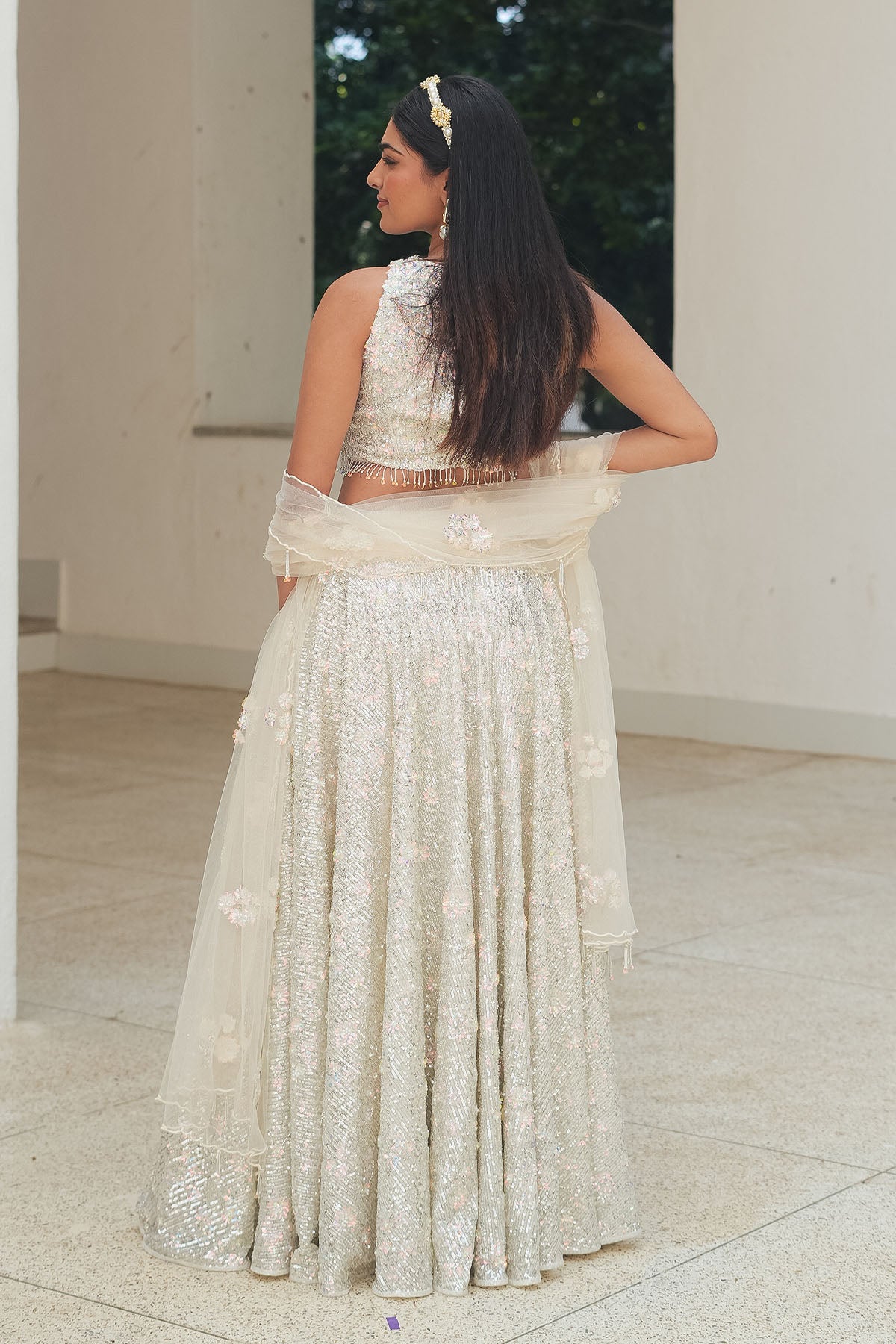 Jazz It up Lehenga ( Silver)