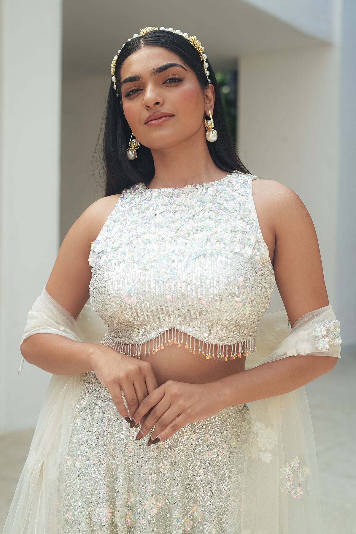 Jazz It up Lehenga ( Silver)