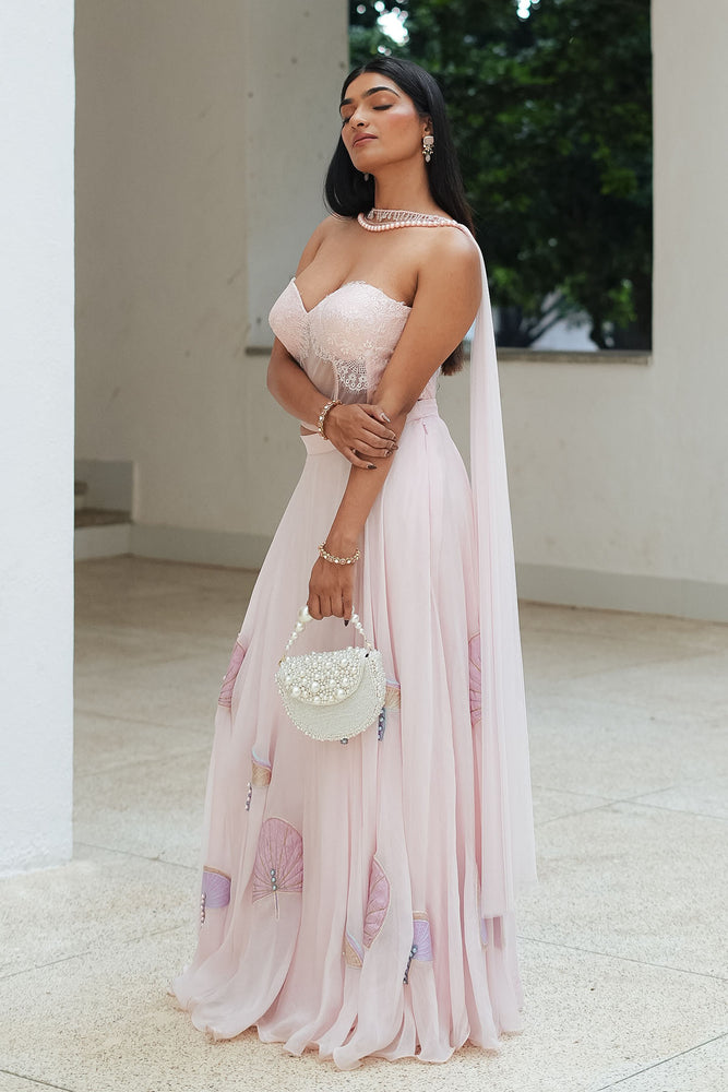 
                  
                    Pastel Pink Corset Fusion Set
                  
                