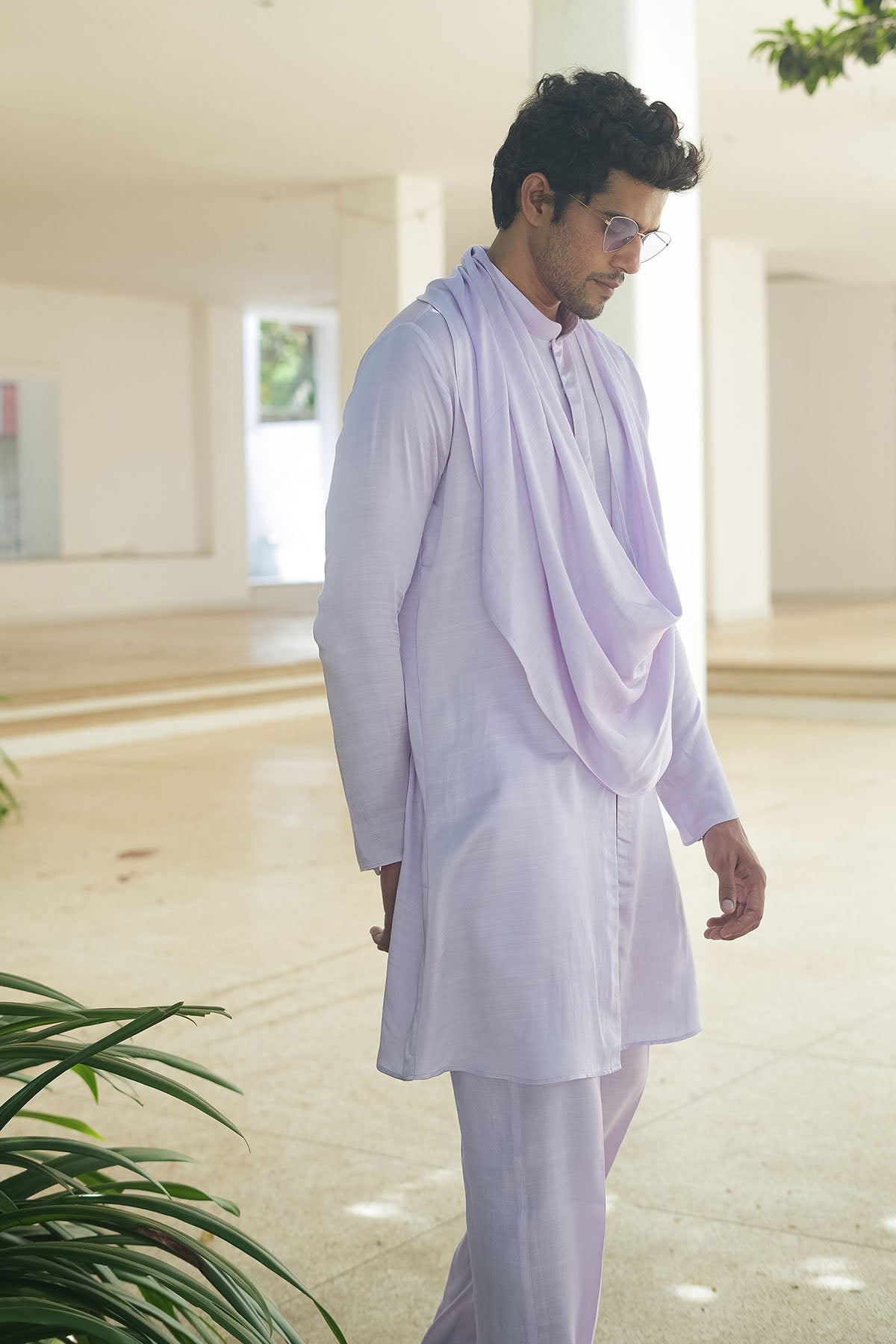 
                  
                    Lavender Cowl Kurta Set
                  
                