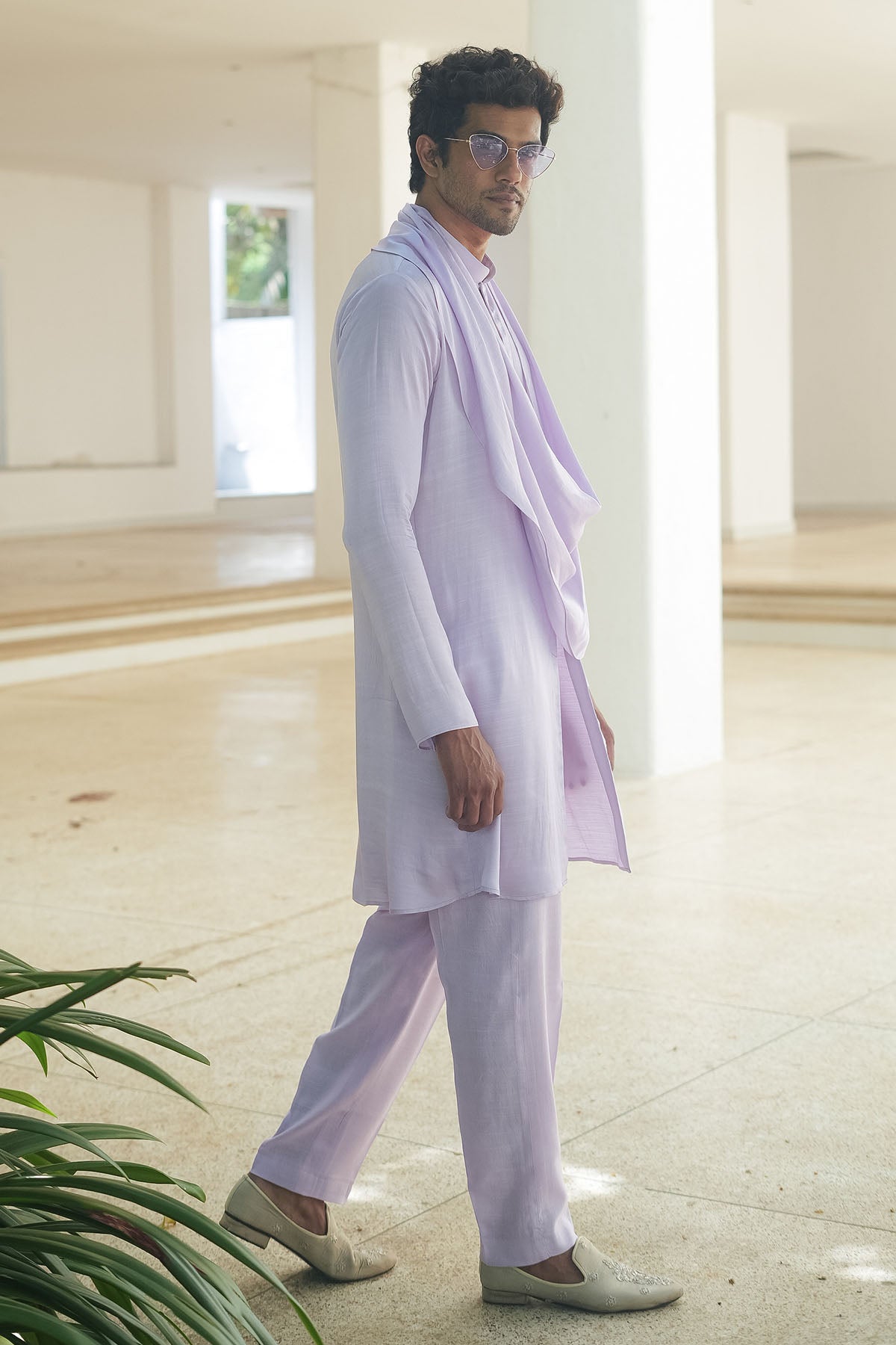 
                  
                    Lavender Cowl Kurta Set
                  
                