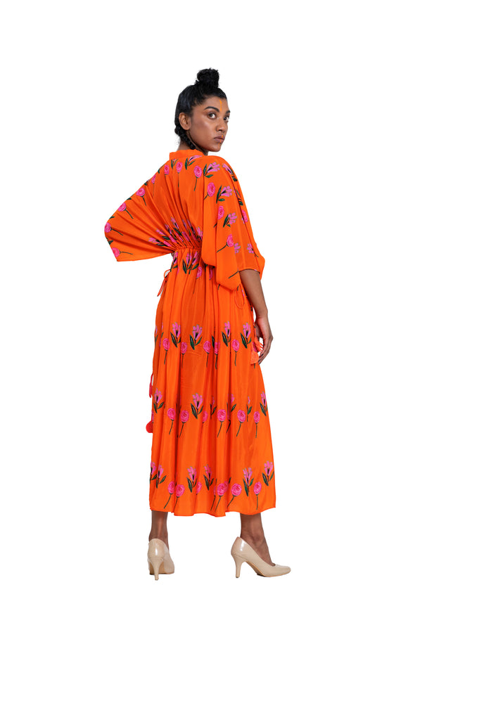
                  
                    Rose and Tulip Printed Kaftan
                  
                