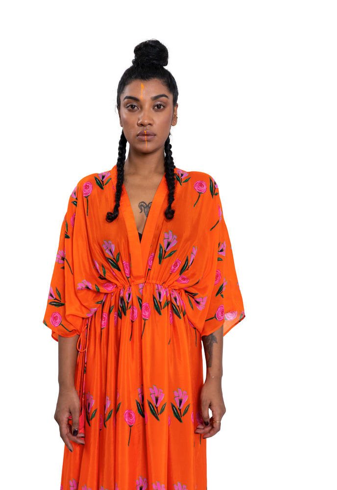 
                  
                    Rose and Tulip Printed Kaftan
                  
                