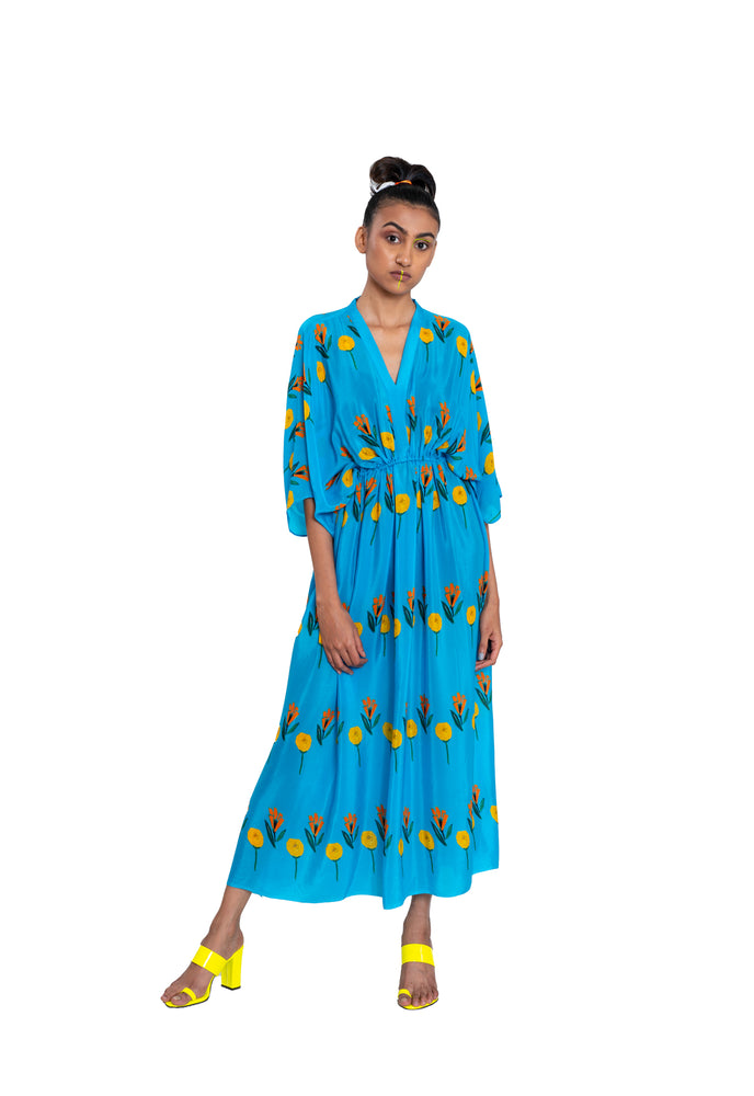 
                  
                    Rose and Tulip Printed Kaftan
                  
                